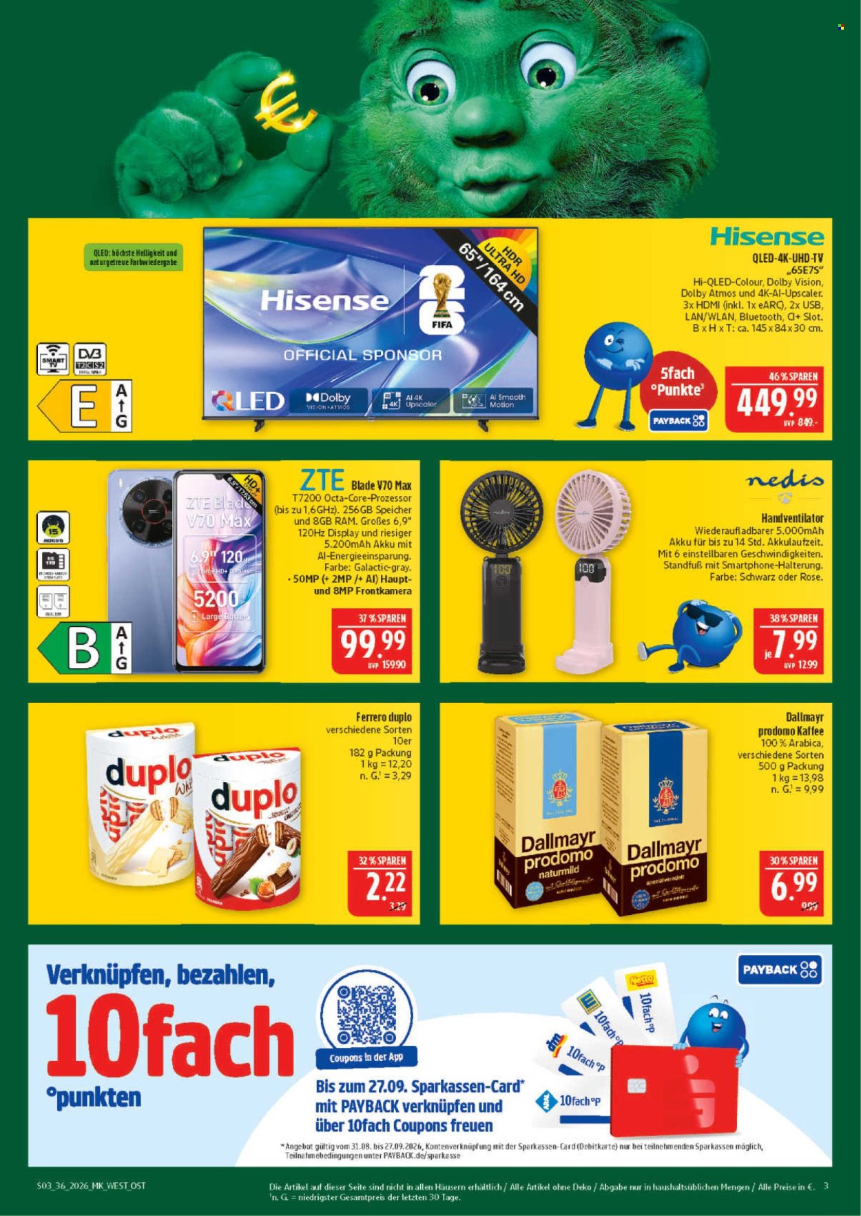 Marktkauf Prospekte  - 31.8.2026 - 5.9.2026. Seite 3