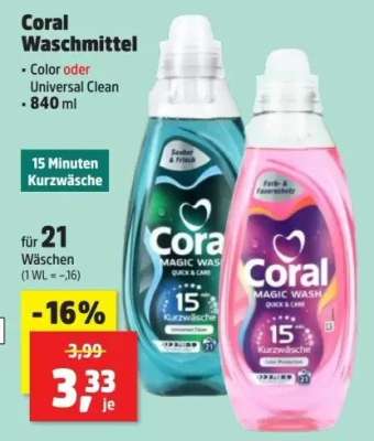 Coral Waschmittel