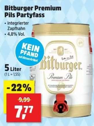 Bitburger Premium Pils Partyfass