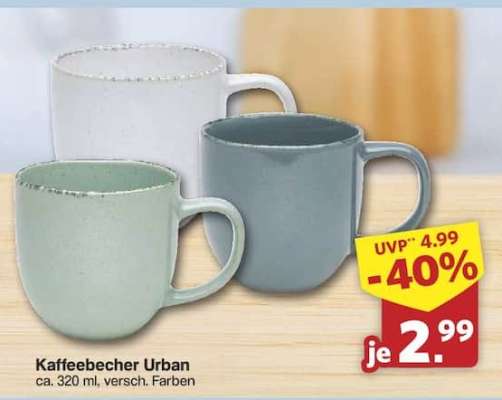 Kaffeebecher Urban
