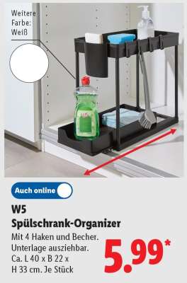 W5 Spülschrank-Organizer