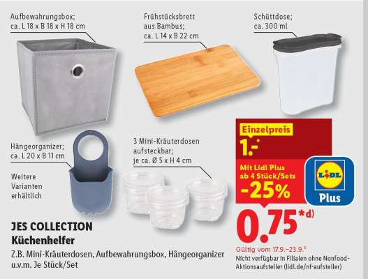 JES COLLECTION Küchenhelfer