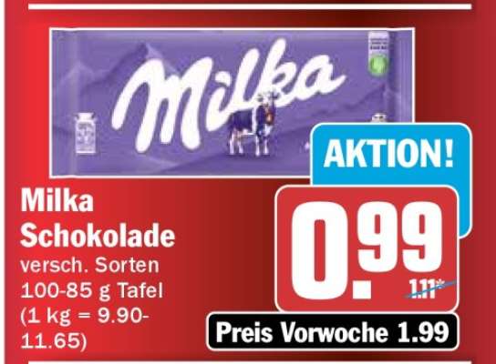 MILKA Schokolade
