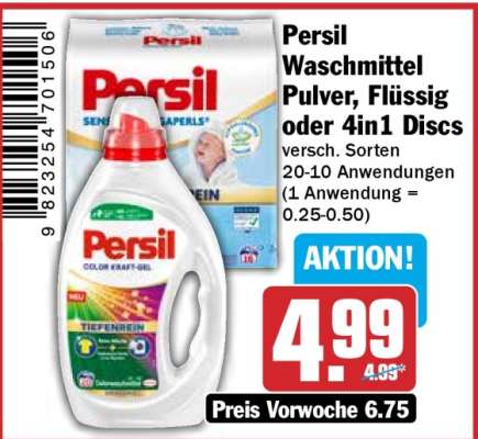 Persil Waschmittel Pulver, Flüssig oder 4in1 Discs