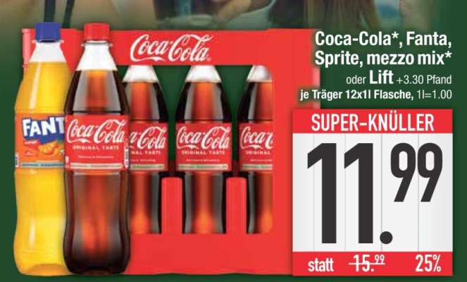 Coca-Cola / Fanta / Sprite / Mezzo Mix
