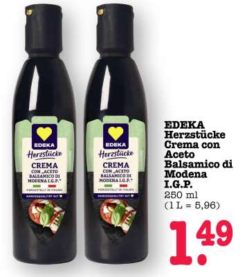 EDEKA Herzstücke Crema con Aceto Balsamico di Modena I.G.P.
