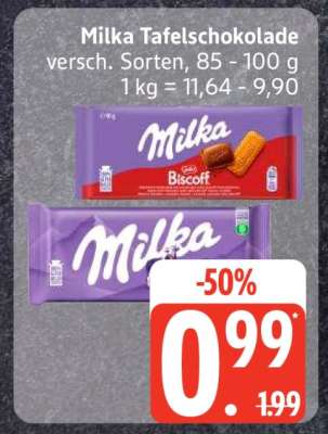 Milka Tafelschokolade*