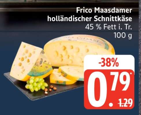 Frico Maasdammer holländischer Schnittkäse