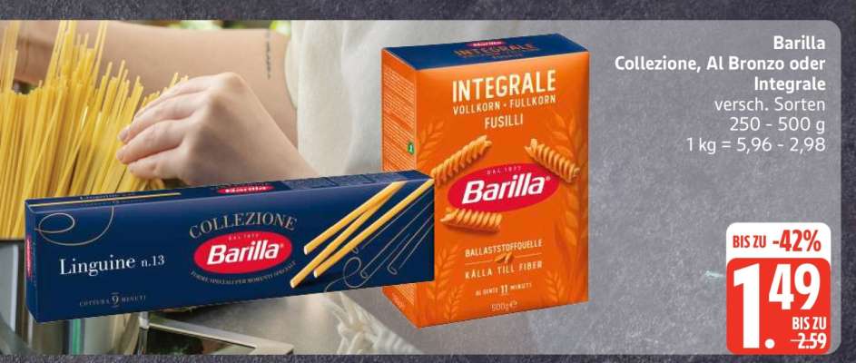 Barilla Collezione, Al Bronzo oder Integrale
