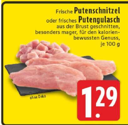 Frische Putenschnitzel oder frisches Putengulasch