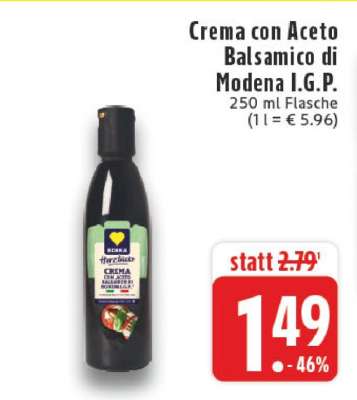 Crema con Aceto Balsamico di Modena I.G.P.