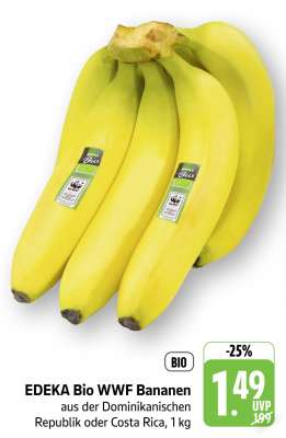 EDEKA Bio WWF Bananen