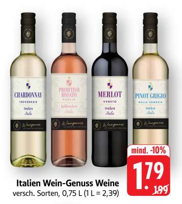 Italien: Wein-Genuss Weine