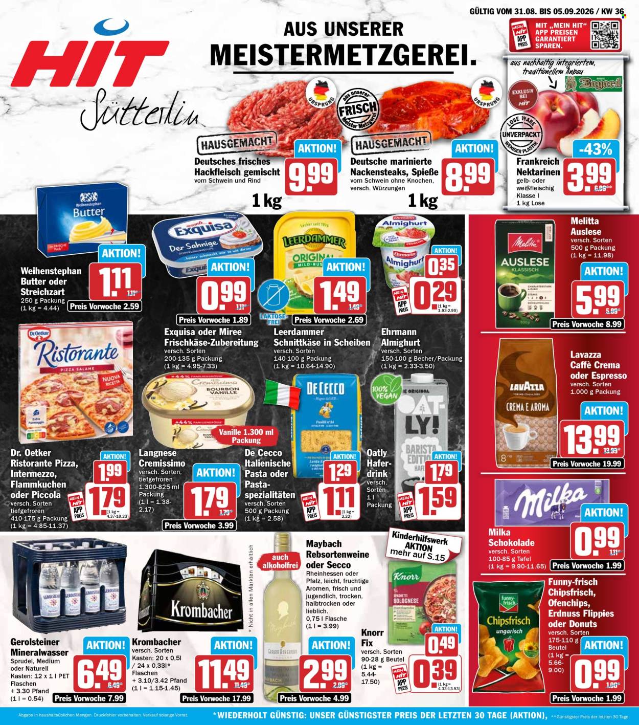 Hit Prospekte  - 31.8.2026 - 5.9.2026. Seite 1
