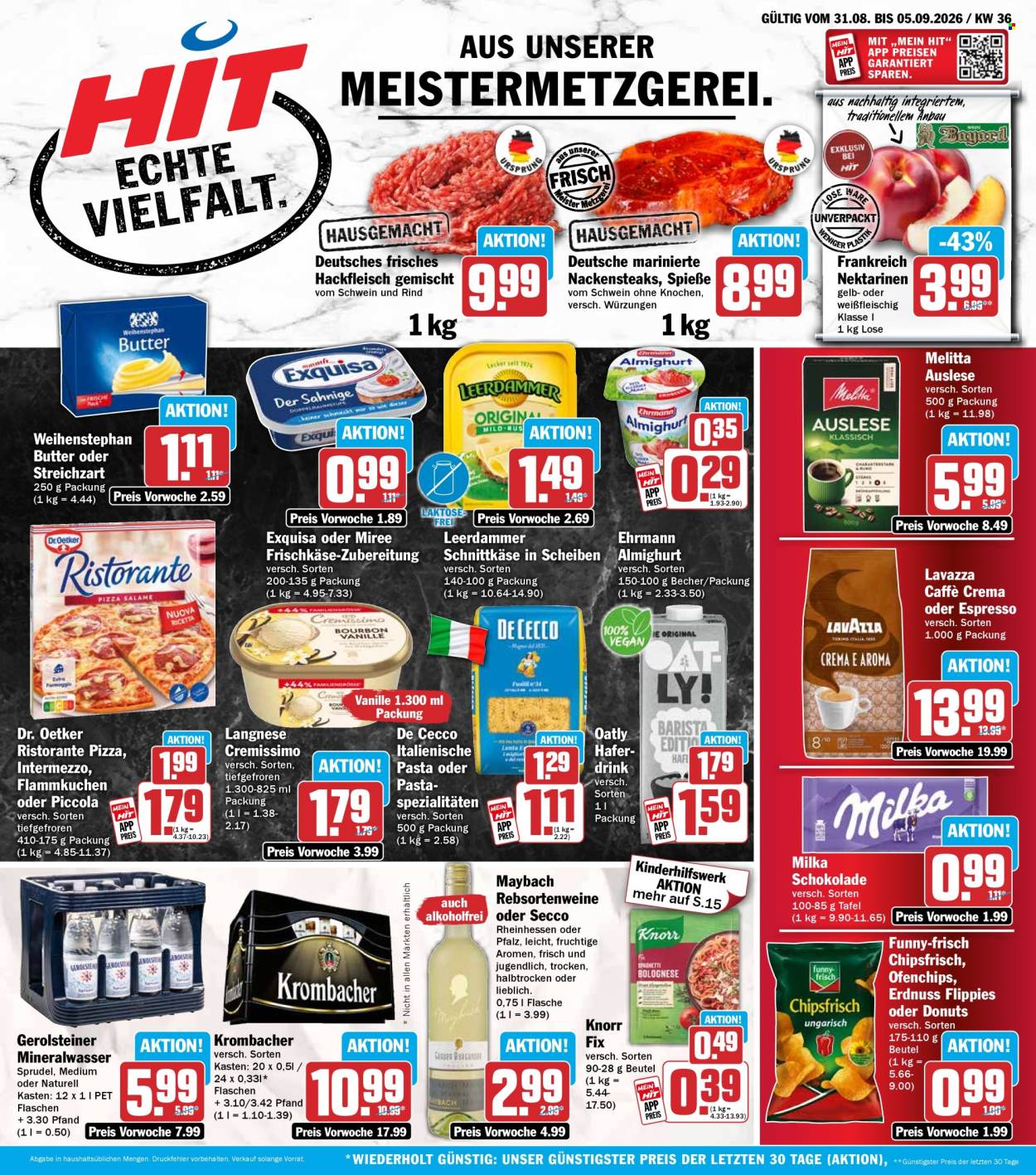 Hit Prospekte  - 31.8.2026 - 5.9.2026. Seite 1