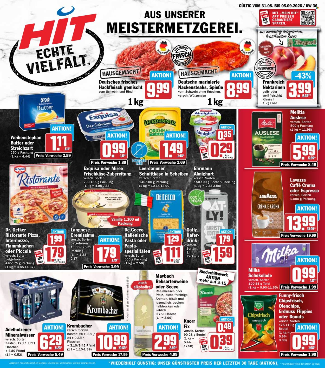 Hit Prospekte  - 31.8.2026 - 5.9.2026. Seite 1