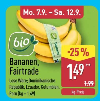 Bananen, Fairtrade