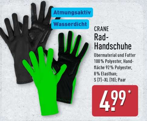CRANE Rad­-Handschuhe
