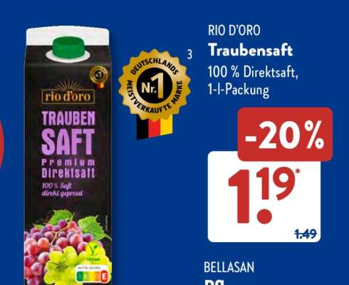 RIO D'ORO Traubensaft