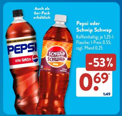 PEPSI oder SCHWIP SCHWAP
