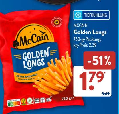 McCain Golden Longs