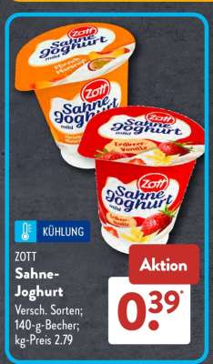 ZOTT Sahne-Joghurt