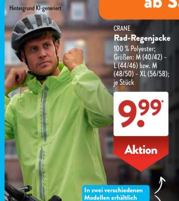 CRANE Rad-Regenjacke