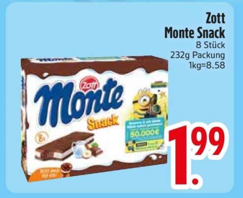 Zott Monte Snack