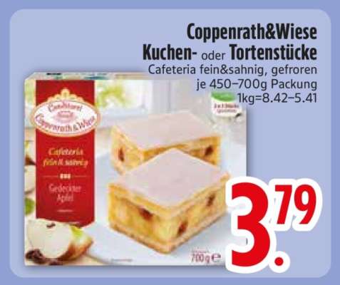 Coppenrath&Wiese Kuchen- oder Tortenstücke