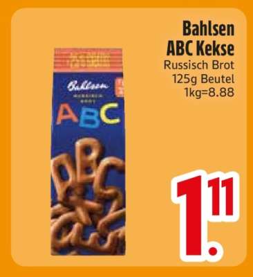 Bahlsen ABC Kekse