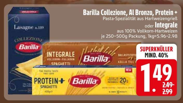 Barilla Collezione, Al Bronzo, Protein +