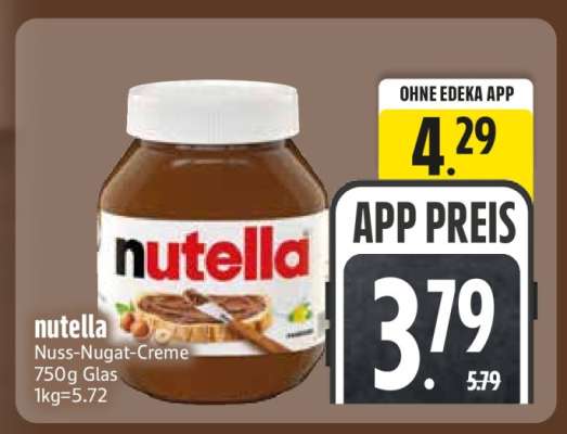 Nutella Nuss-Nugat-Creme