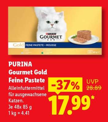 PURINA Gourmet Gold Feine Pastete