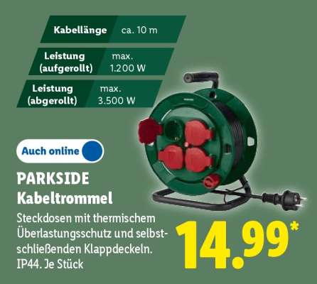 PARKSIDE Kabeltrommel