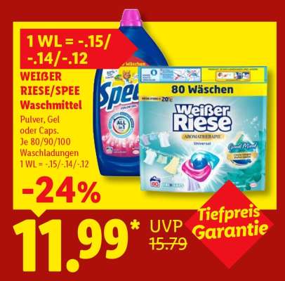 Weißer Riese/Spee Waschmittel