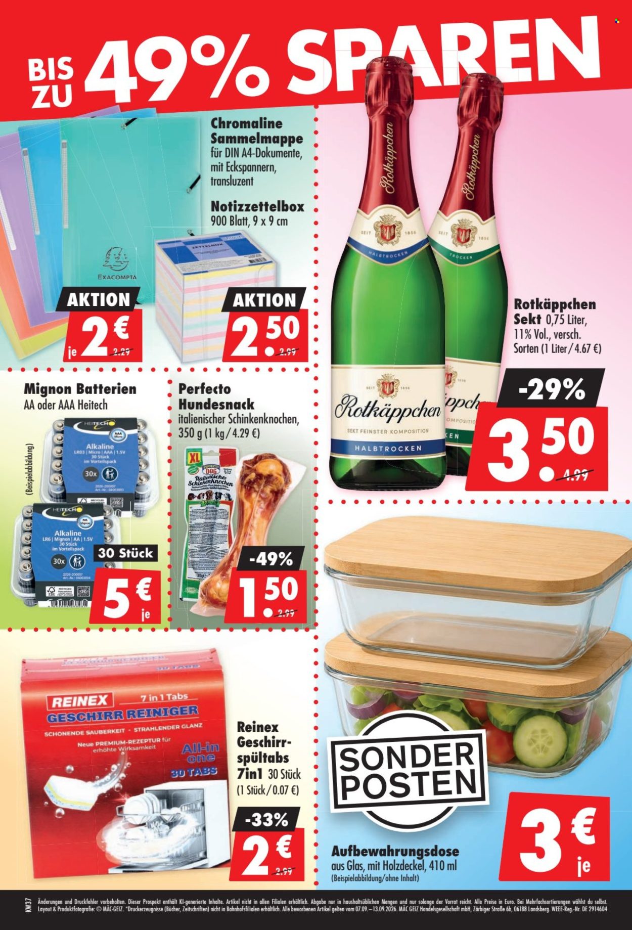 Mäc-Geiz Prospekte  - 7.9.2026 - 13.9.2026. Seite 2