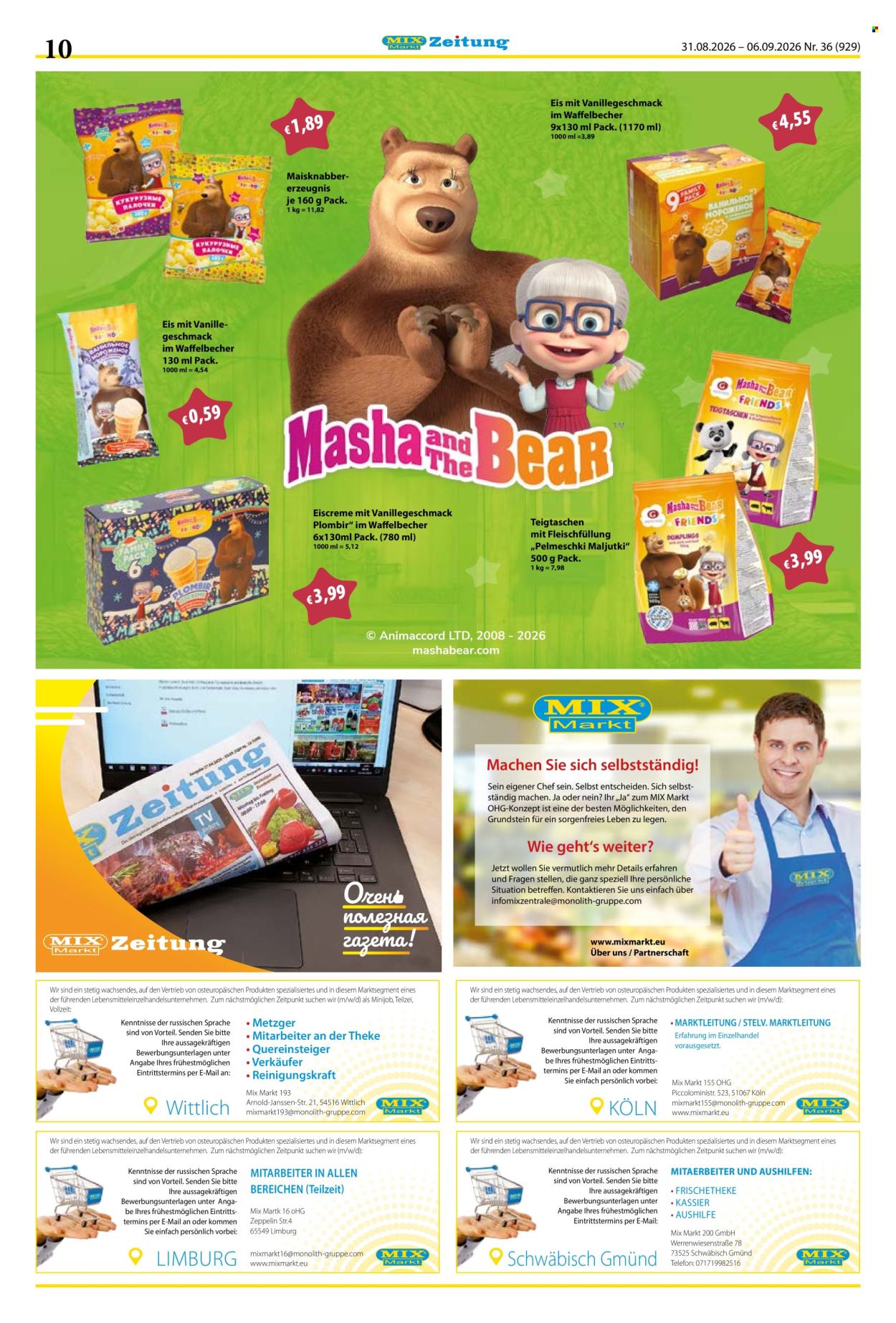 Mix Markt Prospekte  - 31.8.2026 - 6.9.2026. Seite 3