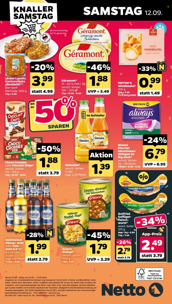 Netto Prospekte  - 7.9.2026 - 12.9.2026. Seite 44