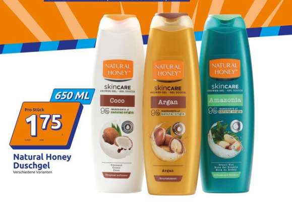 Natural Honey Duschgel