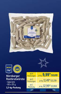 Nürnberger Rostbratwürste