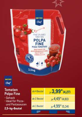 Tomaten Polpa Fine