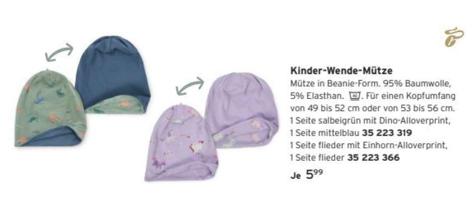 Kinder-Wende-Mütze