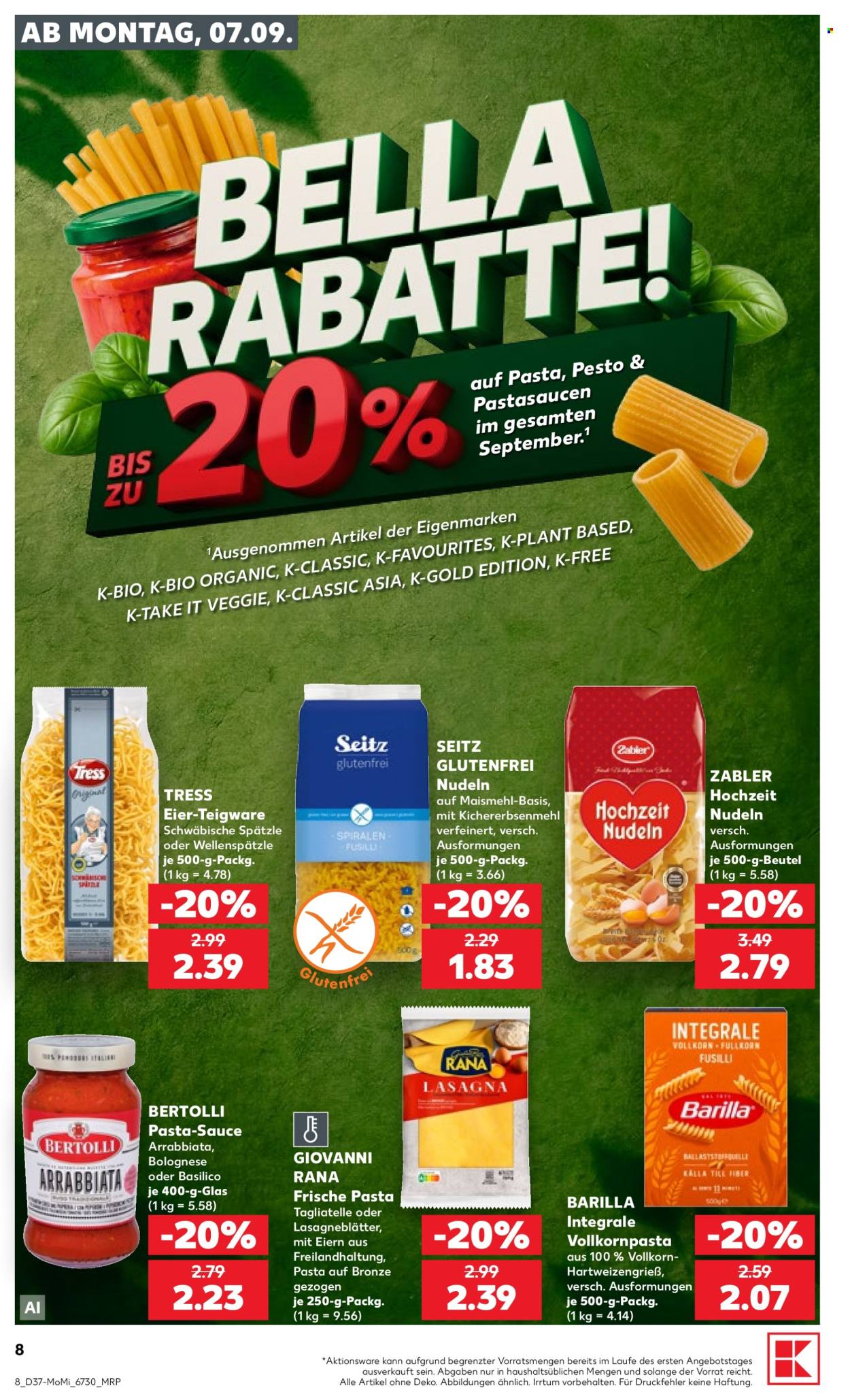 Kaufland Prospekte  - 7.9.2026 - 9.9.2026. Seite 8