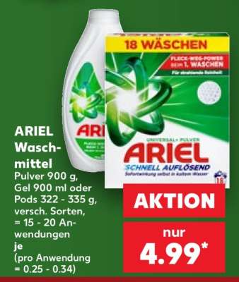 Ariel Waschmittel*