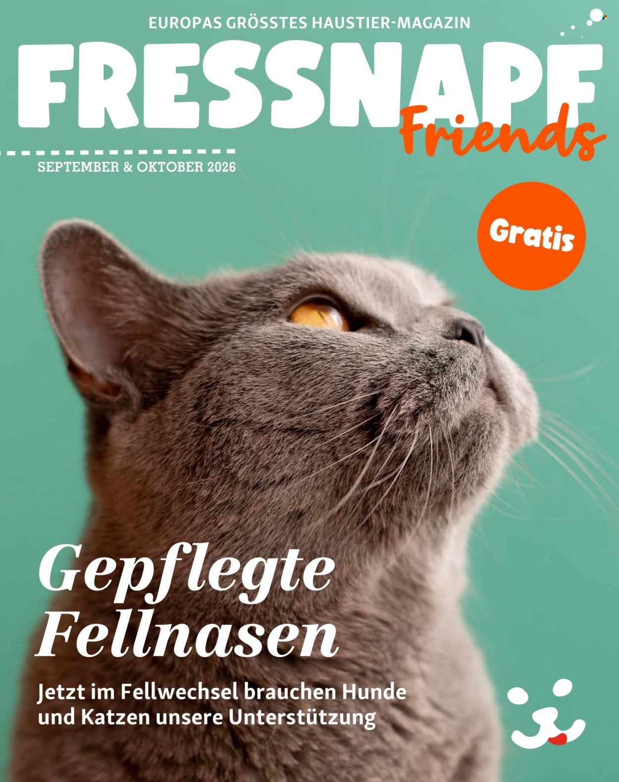 Fressnapf Prospekte  - 1.9.2026 - 31.10.2026. Seite 1