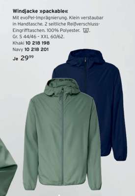Windjacke »packable«
