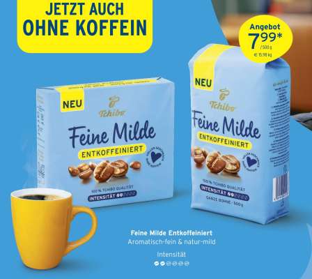 Tchibo Feine Milde Entkoffeiniert