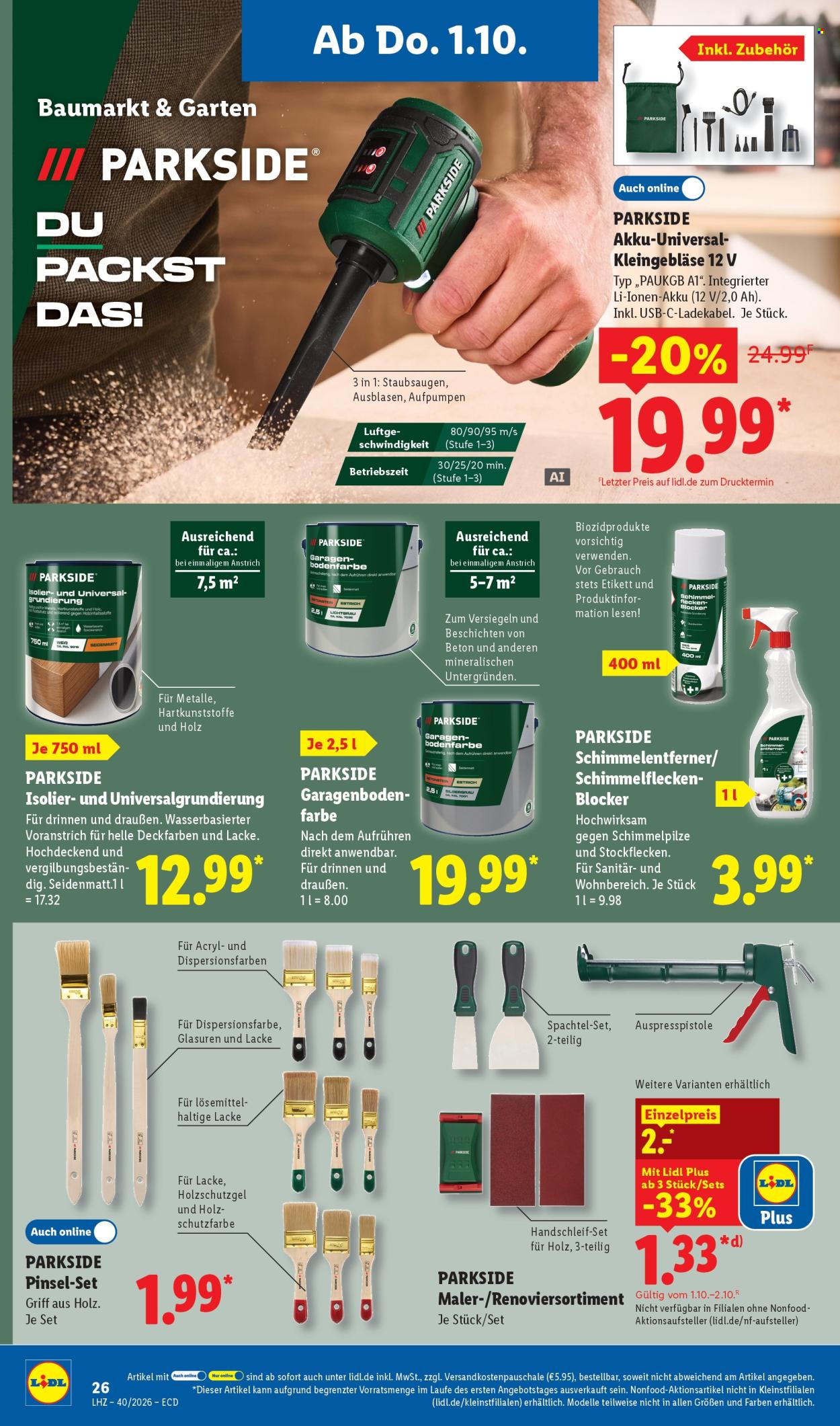Lidl Prospekte  - 28.9.2026 - 2.10.2026. Seite 18