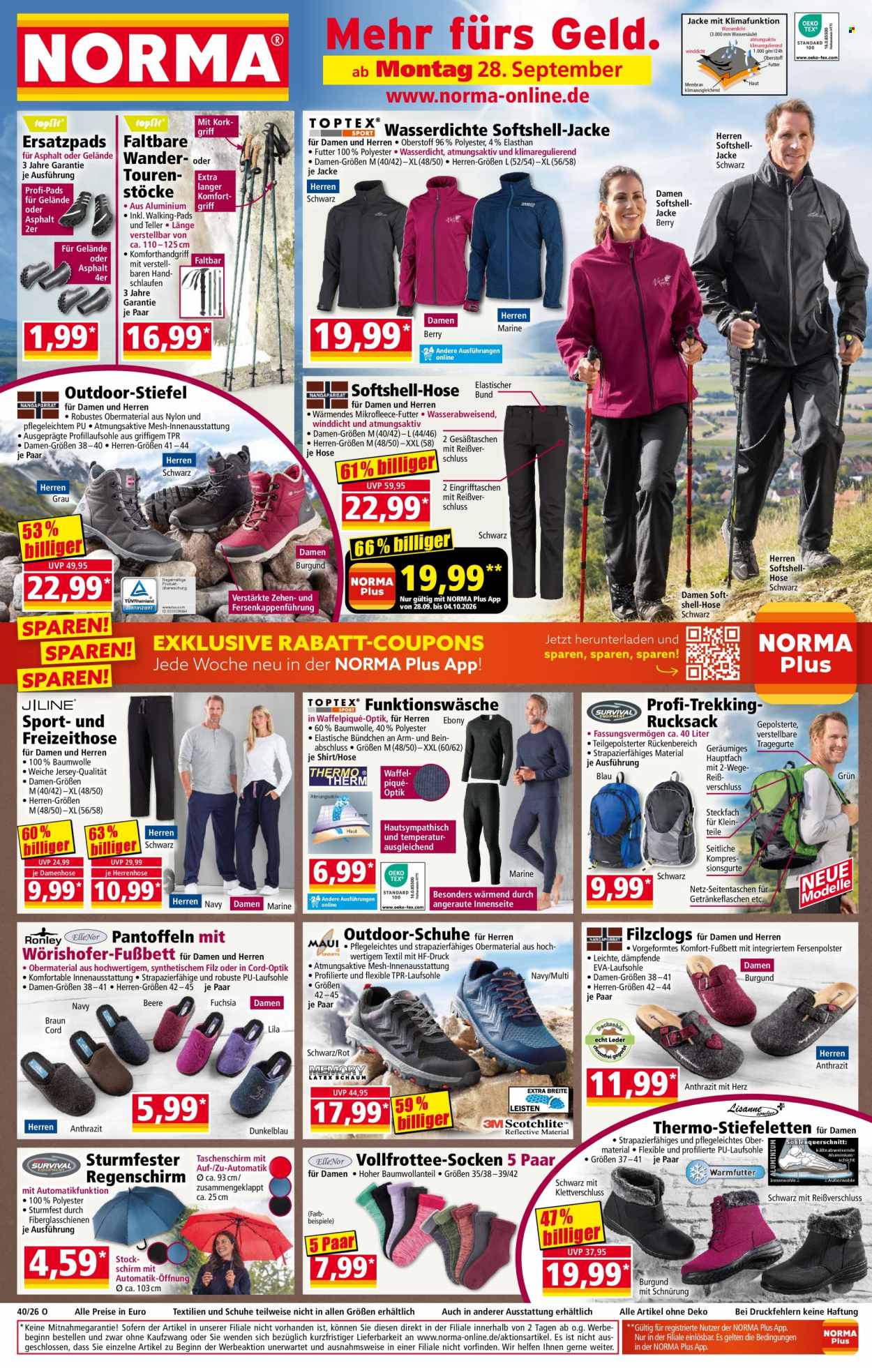 Norma Prospekte  - 28.9.2026 - 4.10.2026. Seite 1