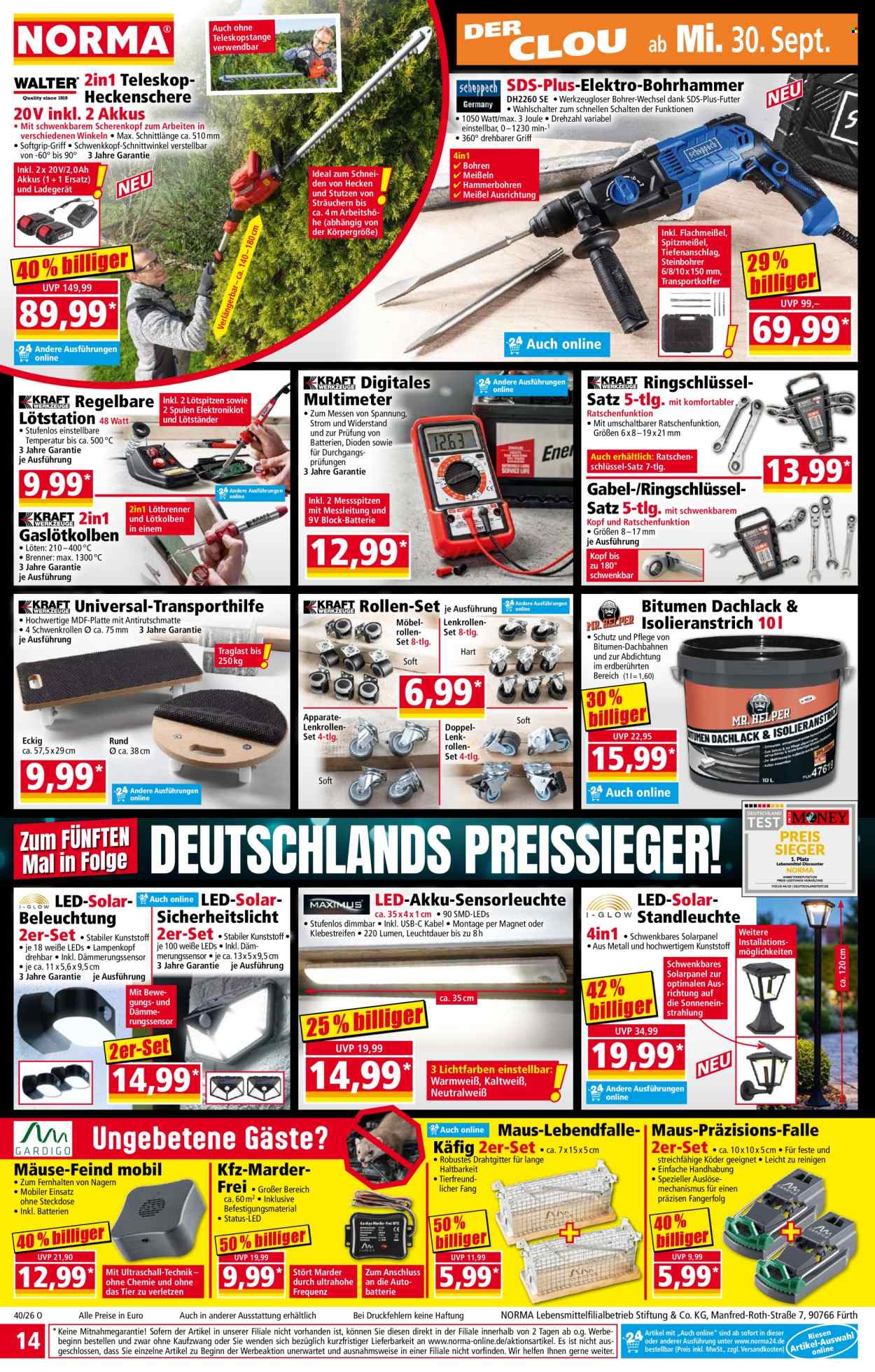 Norma Prospekte  - 28.9.2026 - 4.10.2026. Seite 14